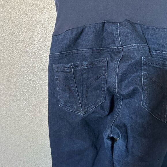 Indigo Blue Maternity Jeans Size M - Picture 5 of 11